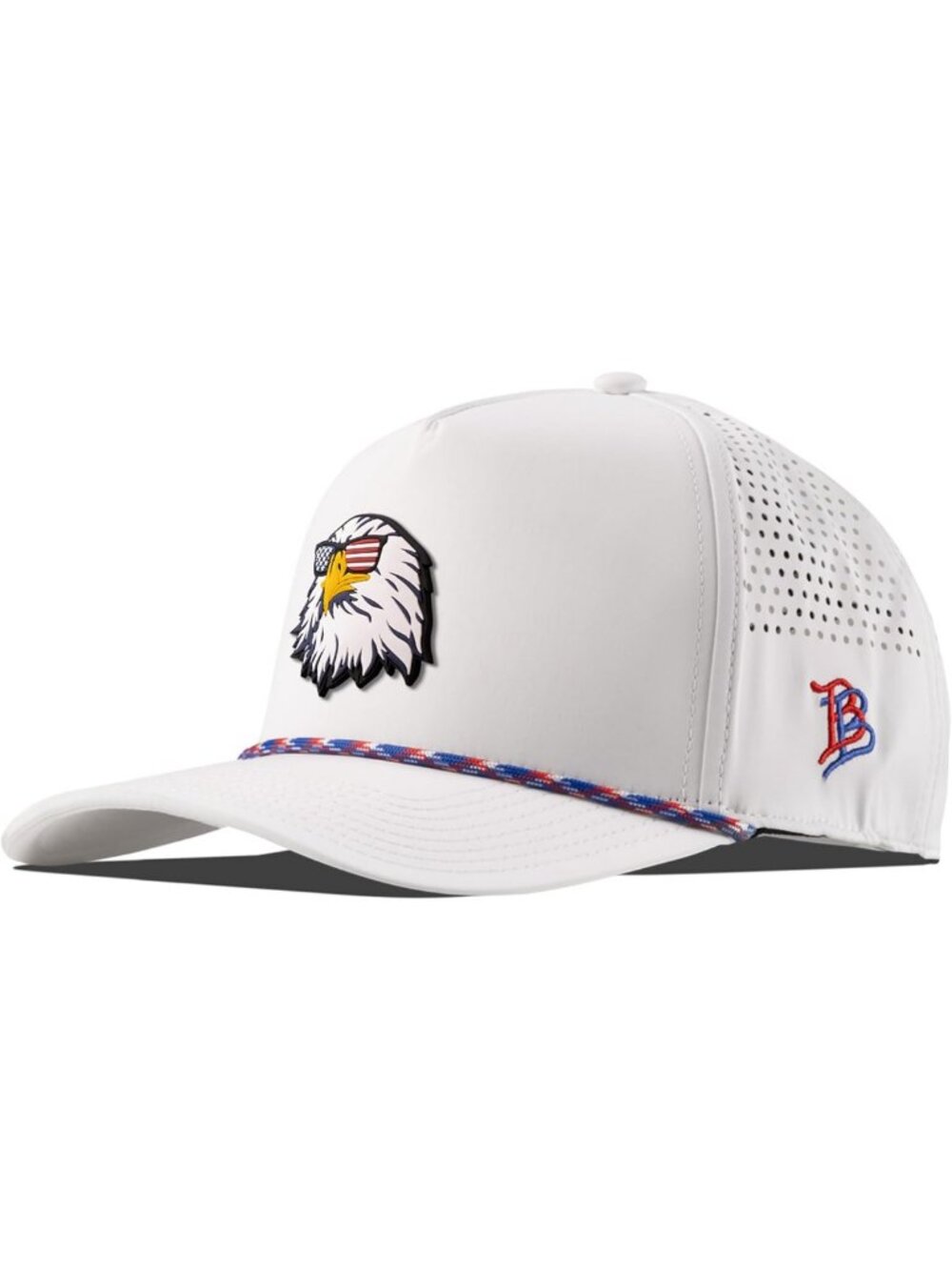 Stylish Eagle Graphic PVC 5-Panel Rope Hat for Men | Perfect for Parties